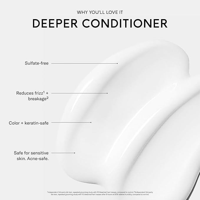 SEEN Deeper Conditioner Eco-Refill, Scented - Non-Comedogenic Hair Deeper Conditioner- Dermatologist-Developed - Safe for Sensitive, Eczema & Acne Prone Skin