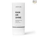 RAIN OR SHINE Anti Aging Face Sunscreen SPF 50 for Clear Skin w/Green Tea, Hyaluronic Acid, Vitamin E Oil, Ginseng Extract, Licorice Root, SPF Moisturizer for Face & Body Cream 2.03 Oz, Unscented, 2Pk