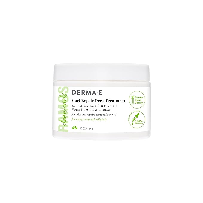 Derma E Ramos Curl Repair Deep Treatment, 10 OZ