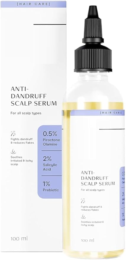 MM Anti-Dandruff Scalp Serum, 0.5% Piroctone Olamine, 2% Salicylic Acid, 1% Prebiotic, 100 ml