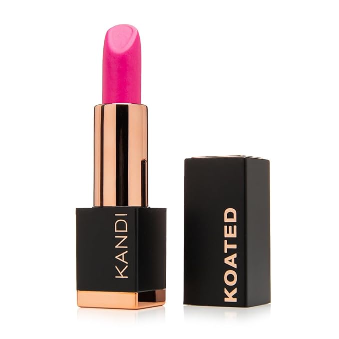 Kandi Koated Suede Matte Lipstick – Hottie A Bright Cool Pink Tone – Highly Pigmented Long-Lasting Matte Lipstick for Women – Creamy Smooth Finish – Vegan, Cruelty-Free & Paraben-Free Beauty Makeup