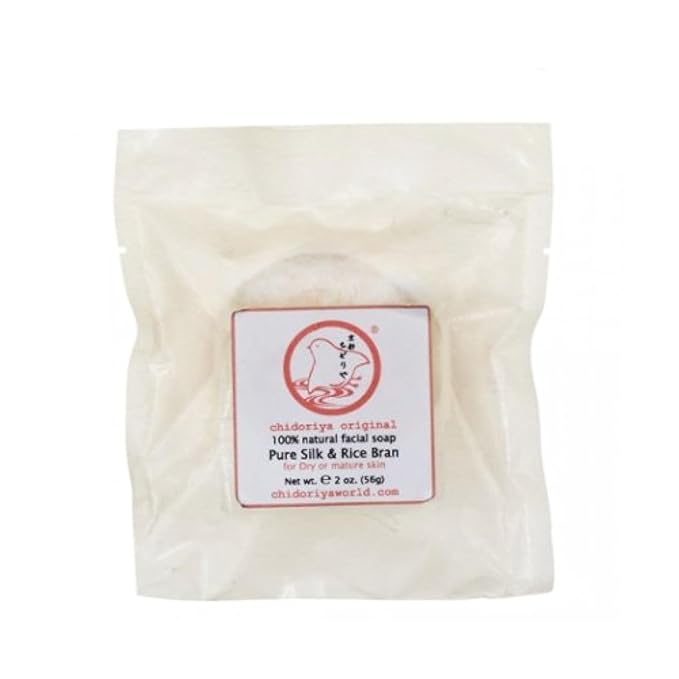 Silk and Rice Bran Soap 2oz soap bar by Chidoriya