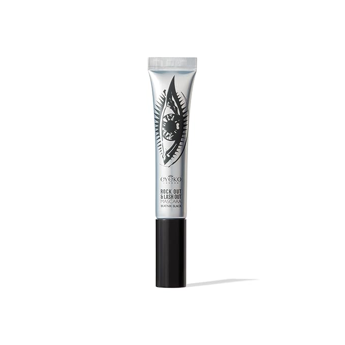 Eyeko Rock Out and Lash Out Thickening Mascara, Intense Black - Buildable Volume, Curl & Length 8ml