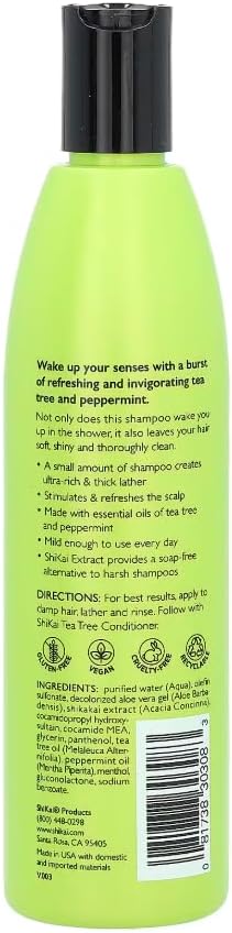 ShiKai Products Shampoo Tea Tree 12 Ounce (Pack of 2)