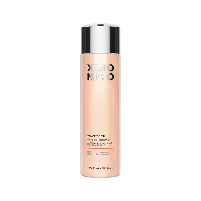 XMONDO Hair Wavetech Wave Conditioner | Vegan Formula with Moringa & Argan Oil to Boost Hydration, Tame Frizz, and Enhance Your Wavy Hair, 8 Fl Oz 1-Pack