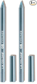 L.A. COLORS Gel Eyeliner, Mermaid Tail Shimmer CP638 (Pack of 2)