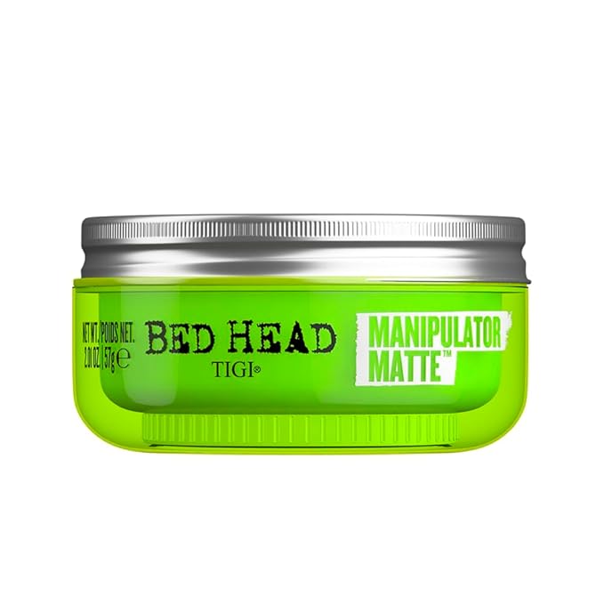 TIGI Bed Head Manipulator Matte Hair Wax, Strong Hold Sculpting and Styling Paste for Short to Medium Hair, 2.01 oz | Matte