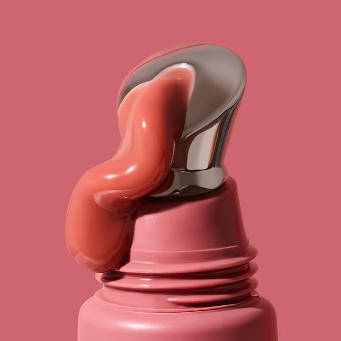 INIKA Organic Tinted Lip Serum | Ceramide + Peptide Infused, Sheer Wash of Color, Plumps, Softens, Smooths, Hydrates + Repairs. Natural & Vegan (Peony)