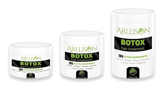 Botox Hair Treatment With Antifrizz, Soft Shiny Hair With Deep Hydration, Formaldehyde Free, Softens, Moisturizers, Adds Shine,volume control and hair smoothness,Brazilian 8.8 oz. /250g