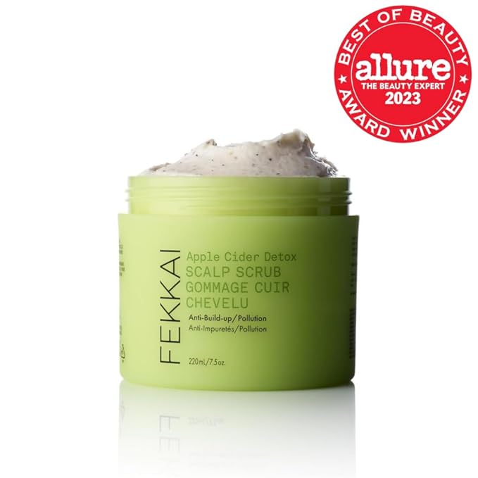 Fekkai Apple Cider Detox Clarifying Scrub - 7.5 oz - Scalp Treatment - Removes Build-Up & Exfoliates - For All Hair Types - Vegan, Cruelty-Free