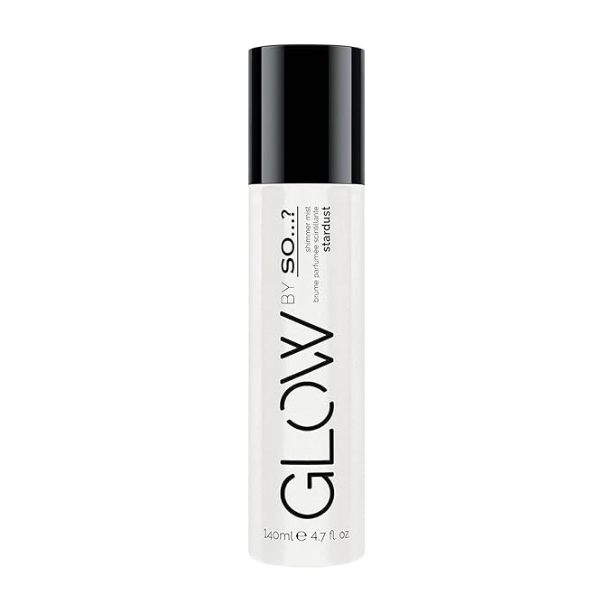 So…? Glow Shimmer Mist - Body Spray for Women - Fruity Floral Notes - Adds Sparkle and Fragrance - Vegan Body Mist - Stardust - 4.7 oz