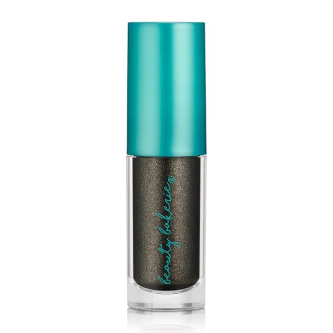Beauty Bakerie Sugar & Spice Liquid Eyeshadow Set, Metallic Shimmer Eyeshadow, Long-Wearing Lightweight Cream Eye Shadow + Eye Primer Topper Glitter Makeup with Squalene & Glycerin, 6g, Pepper