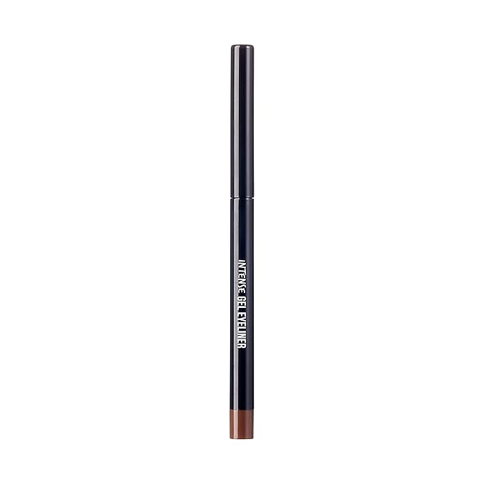 KISS NEW YORK Pro Intense Gel Eyeliner with Built-In Sharpener, Waterproof, Smudge-Proof, Long Lasting Gel Eyeliner Pencil (Brown)