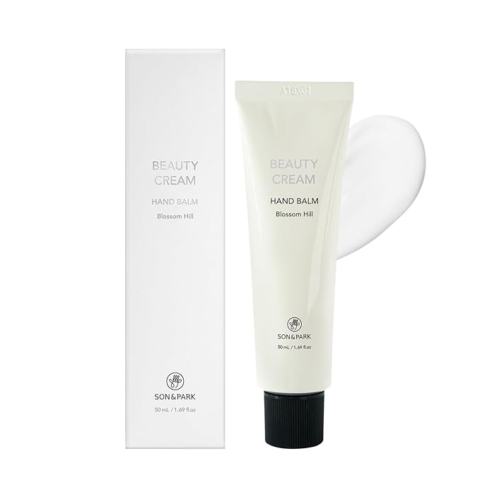 SON&PARK Beauty Water Vegan Hand Balm Cream, Instant Relief Moisturizing Hand Lotion, Shea Butter, Fragrance Hand Balm, On-the-Go Hydration & Protection (50mL, 1.69fl.oz) (1.69fl.oz, Blossom Hill)