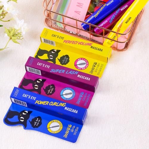 Jigott Cat's Eye Super Lash Mascara 0.42oz/12g - Long Lashes for Feminine and Charming Look (Super Lash Mascara)