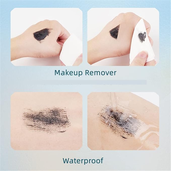 Ultra Fine Waterproof Mascara for Fine Short Eyelashes, Lengthening & Thickening, Catching Tiny Eyelashes (1 Pcs)