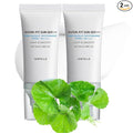 BAISEN DIARY 2PCS Centella Sunscreen SPF 50 PA++++, Hyalu Cica Water-Fit Sun Serum, Lightweight Sunscreen with Centella Asiatica, Hydrating & Non-Greasy Sun Protection for Sensitive Skin