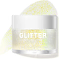 LANGMANNI Holographic Body Glitter Gel for Body, Face, Hair and Lip.Color Changing Glitter Gel Under Light. Vegan & Cruelty Free-1.35 oz (4# Sapphire Blue)