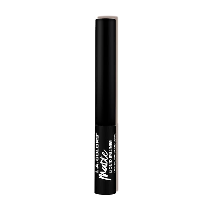 L.A. COLORS Matte Liquid Eyeliner, Black CLE801
