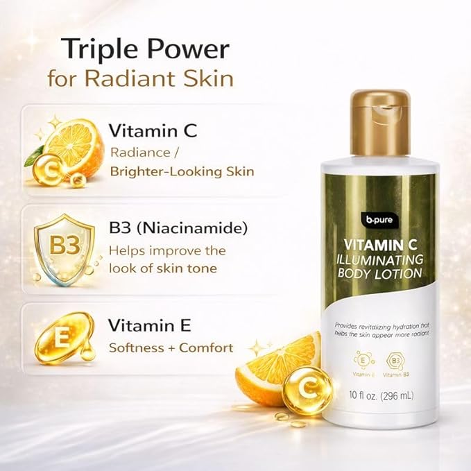b.pure Vitamin C Body Lotion (2 EA 8 oz)