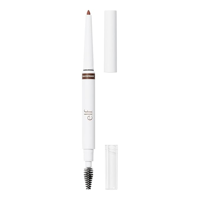 e.l.f. Instant Lift Waterproof Eyebrow Pencil, Dual-Ended with Precision Tip & Spoolie, Smudge-Resistant Formula for Natural, Long-Lasting Brows, Auburn