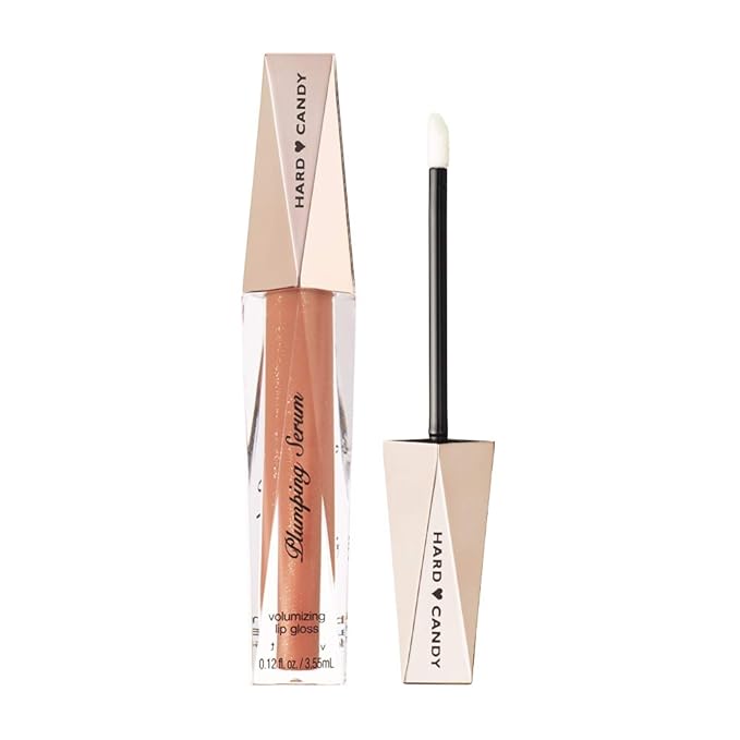 Hard Candy Plumping Serum Volumizing Lip Gloss, 1560 Life's Peach