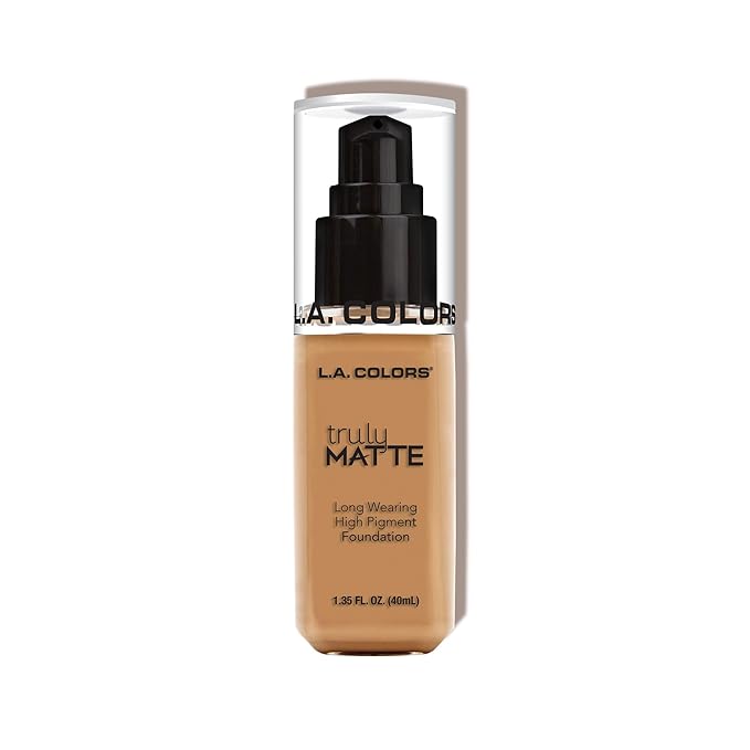 L.A. COLORS Truly Matte Foundation, Warm Honey CLM358