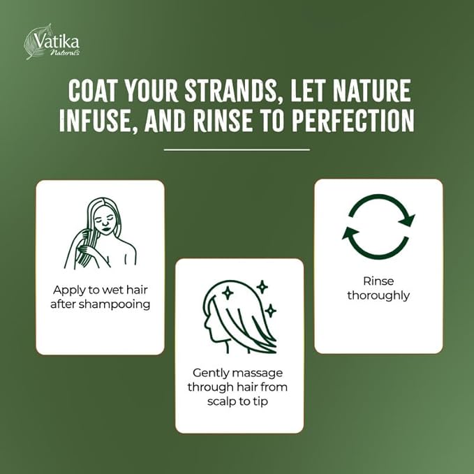 Vatika Naturals Rosemary Conditioner, 280 g, Conditioner for dry hair, Anti-dandruff conditioner, Promotes Hair Growth, Nourishes & Conditions Hair, Infused with Rosemary oil