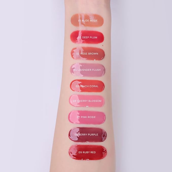 House of Hur Moist Ampoule Blusher with 50% Moisture Essence | Hydrating & Long-Lasting Blush | 0.33 fl. oz. (9 Shades) - Peach Coral