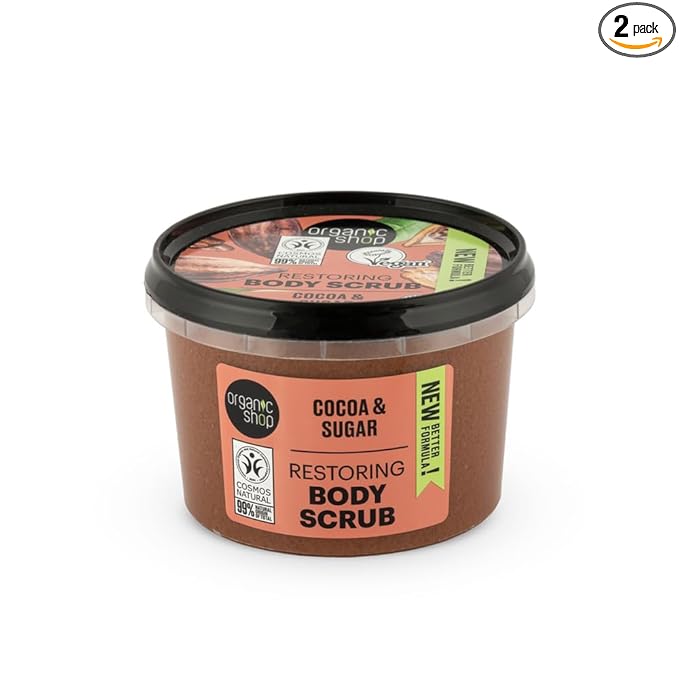 Body Scrub Natural Belgian Chocolate and Sugar 250ml