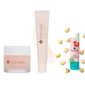 Hanalei Ultimate Lip Care Products Set – Sugar Lip Scrub, Kukui Oil Lip Treatment & Vanilla Lip Balm – Exfoliate, Hydrate & Heal Cracks – Moisturizing, Nourishing Rescue Kit – Skincare Gift