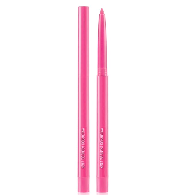 Eyeliner Pencil, Waterproof Eyeliner Long-lasting, Pink-Eye Liner, High-Pigmented Colorful Eyeliners Easy To Use Eye Liner Pen for Women
