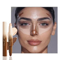 FeiCuiYun Dual-Ended 2-in-1 Cream Contour & Highlighter Stick Makeup For Face & Body – Waterproof, Long-Lasting, Suitable for All Skin Tones, 02#Nude + Light Beige