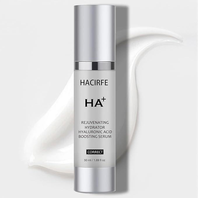 HA Rejuvenating Hydrator Hyaluronic Acid Serum for Face, Deep Hydrating Serum Made with Niacinamide and Ceramides