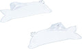 Libeauty Flat Lash Lift Shields, Ultra Thin Korean Flat Shields for Step 1 Perm/Lift, Flexible Use as Eye Patches or Lift Ribbon, Dolphin-Shaped Design for Easy Pick Up Clear