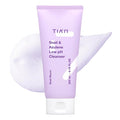 TIA'M Snail&Azulene Low pH Cleanser, 6.76 fl oz, Daily Gentle Face Cleanser with Snail Mucin, Suitable for Sensitive Skin, pH Balancing, Korean Skin Care, Korean Face Wash