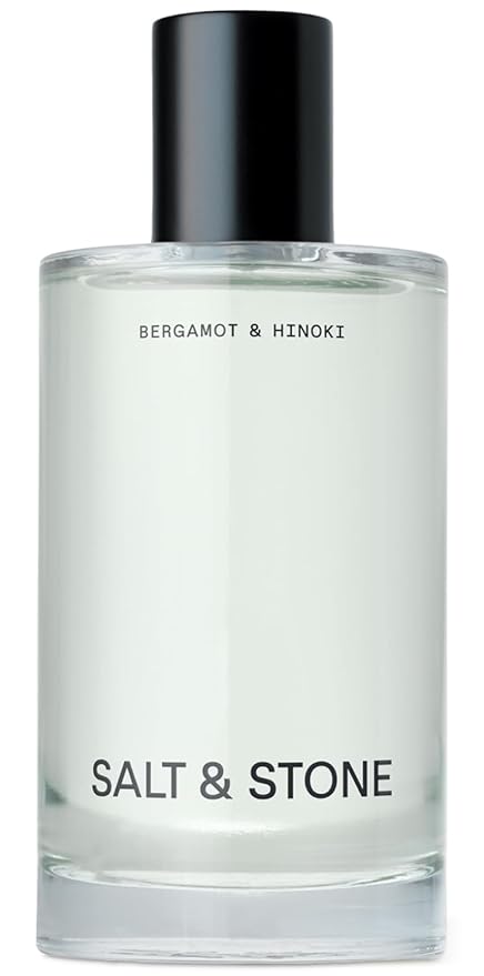 Salt & Stone Body Mist | Bergamot & Hinoki | Skincare Infused Hair & Body Spray for Women and Men | Hydrating Fragrance with Glycerin and Red Algae | Vegan, Cruelty Free, 3.4 fl oz