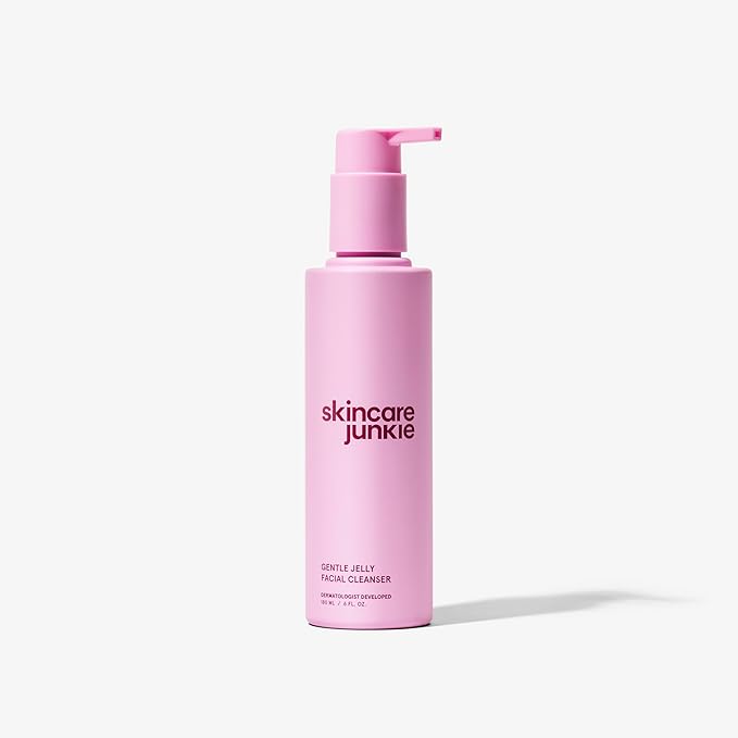 Jelly Facial Cleanser, Purifying Gel Cleanser for Normal to Oily Skin with Hyaluronic Acid, Ceramides, Niacinamide, No Synthetic Fragrance, Dermatologist Developed, 6 OZ