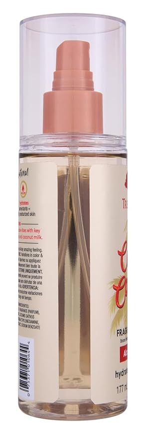 Tree Hut Coco Colada Hair & Body Mist, Hydrating & Alcohol-Free Body Spray, Summer Scent, Fragrance with Coconut and Pineaple Notes, 6 Fl Oz.