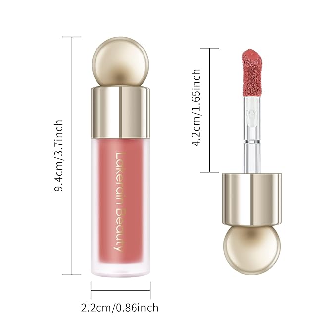 KYDA Liquid Blush, Matte Tinted for Cheeks, Lasting Dewy Cheek, Soft Creamy Blush, Blendable Lightweight, Buildable Matte Coverage, Terracotta Color