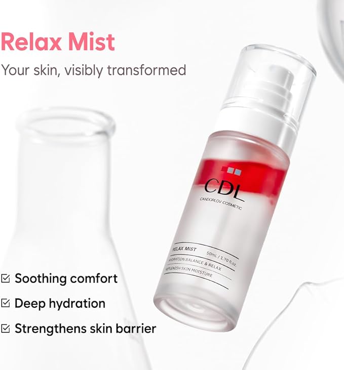 Korean Hydrating Toner for Face, Facial Skin Niacinamide Toner Spray, Brightening Glow Face Toner for Women, Moisturizing Toner for Sensitive Dry Skin with Panthenol & Dragon Blood (1.7 fl oz)