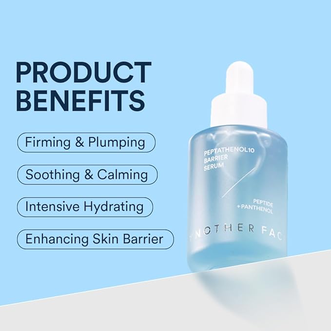 AnotherFace Peptathenol 10% Barrier Serum for Redness Relief, Damaged Skin Barrier Repair, 1.35 fl.oz...