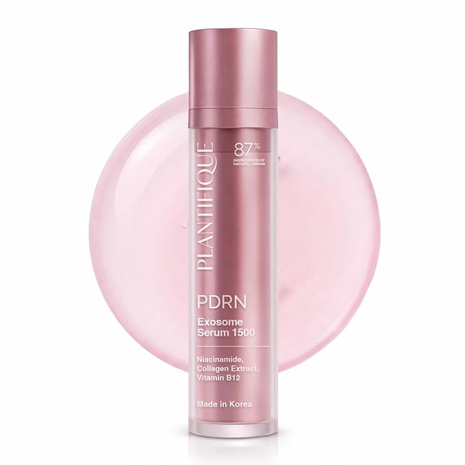 PLANTIFIQUE PDRN Exosome Reedle Shot Serum 1500 PPM– Korean Skin Care Microneedling Face Moisturizer – Niacinamide, Collagen, Hyaluronic Acid, Centella – Anti Aging for Skin Barrier Repair, Glass Skin