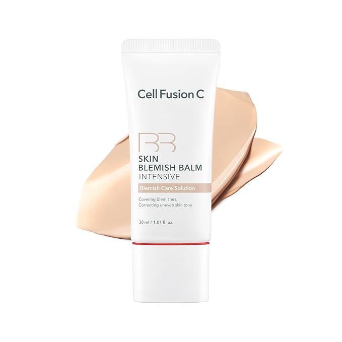 Cell Fusion C Skin Blemish Balm No.21 Natural Light - Light, Lightweight BB Cream with Ceramide, Tinted Moisturizer for Sensitive Skin, SPF-Free, Korean Makeup, 1.01 fl.oz.