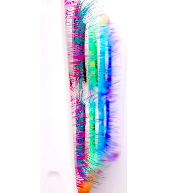 Sunniess Ombre Colored Lashes Silk Protein Fluffy Wispy Volume Fake Lashes for Halloweens Cosplay Party Stage Russian D Curl Lashes with Color Make up Faux Mink False Eyelashes 5 Pairs