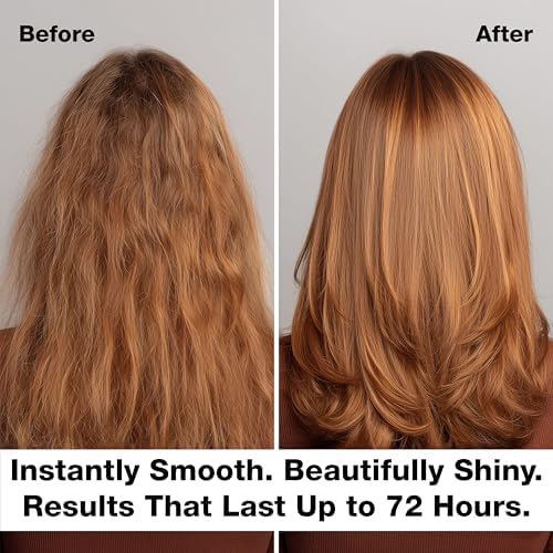 GK HAIR - Hair Oil Serum 1.69 Oz - Smooth Frizz Control & Shine Enhancement - Dry, Frizzy, Damaged & Dull Hair - Argan Oil Hair Serum with Plant Based Protein and Natural Silicones Lightweight Finish