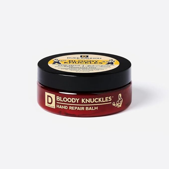 Duke Cannon Supply Co. Bloody Knuckles Hand Repair Balm 3-Pack – 5 oz Unscented Hand Cream for Workers Fighters and Athletes – Heavy Duty Moisturizer for Dry Cracked Hands