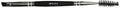 Ardell Duo Brow Brush Grooming Tool, 2-In-1 Angled Eyebrow Brush with Spoolie, for Natural Looking Brow