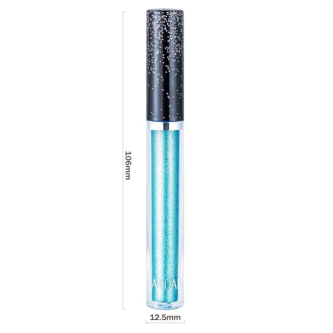 Liquid Eyeshadows, Long-lasting Liquid Glitter-Eyeshadows Colorful Eye Shadows for Eye-Makeup (Blue)