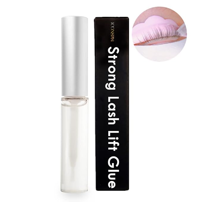 Clear Lash Lift Glue Strong Brow Lamination and Eyelash Perm Adhesive -5 Seconds to Set Them In Place, Satisfying Eyelash Lifting Without Hair Popping Off More 100 Applications